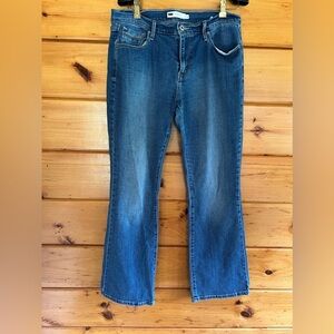 Levi's 515 Jeans Size 12 Womens Blue Denim Bootcut